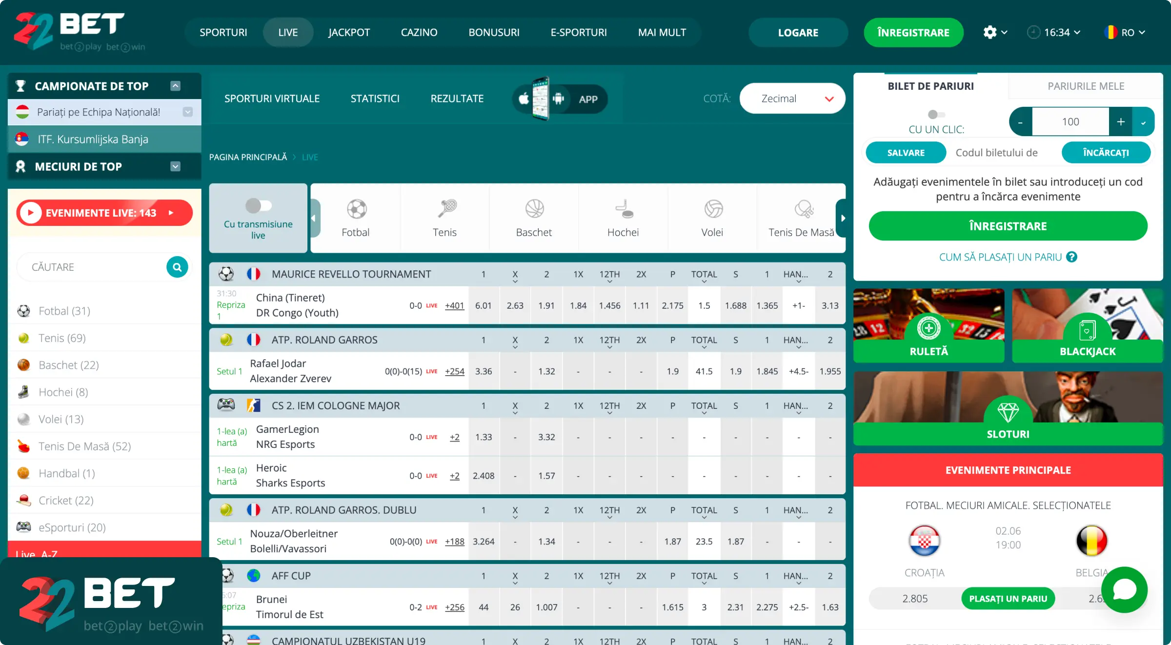 22Bet Pariuri Online Și Cazinou